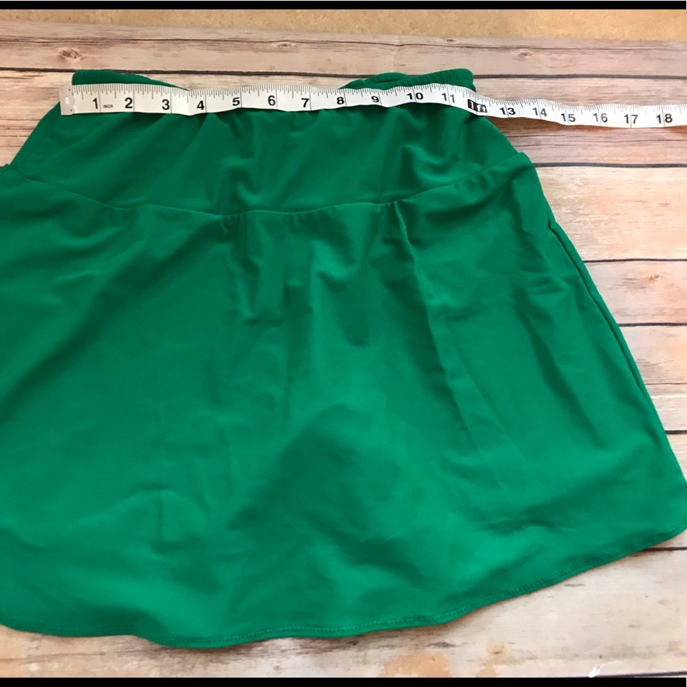 Women’s Sparkle Skirt, Emerald green m slim cut